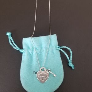 Tiffany & Co. Heart and Key Necklace